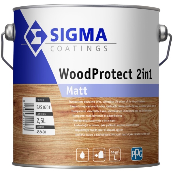 Sigma WoodProtect 2in1 Matt Kleur